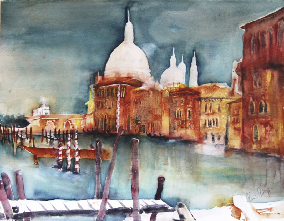 Städtebilder Aquarell